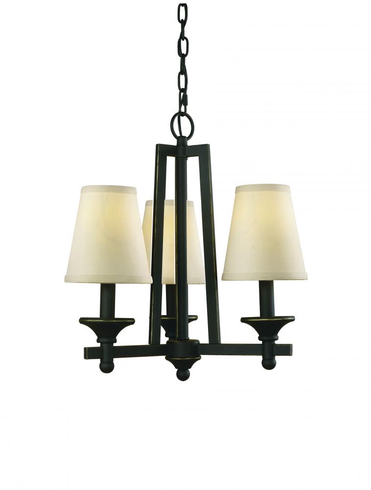 Black Up Mini Chandelier