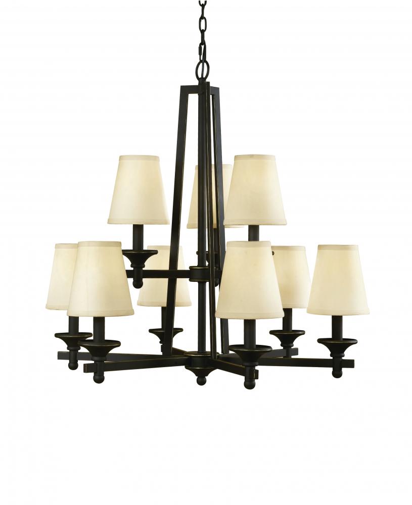 Black Up Chandelier