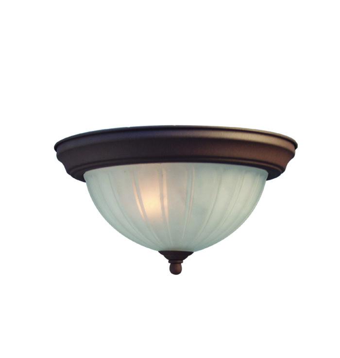 Bronze Bowl Flush Mount