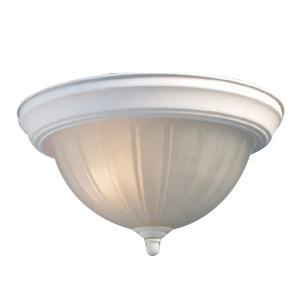 White Bowl Flush Mount