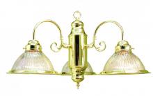 Woodbridge 10000-PBR - Brass Down Chandelier