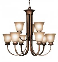 Woodbridge 12025-MBZ - Bronze Up Chandelier