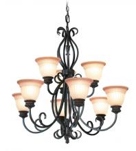 Woodbridge 12142-RBZ - Bronze Up Chandelier