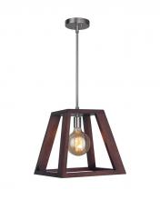 Woodbridge 17223STN-WLK2WN - Woodbridge Lighting 17223STN-WLK2WN Walden Wood Mid-pendant