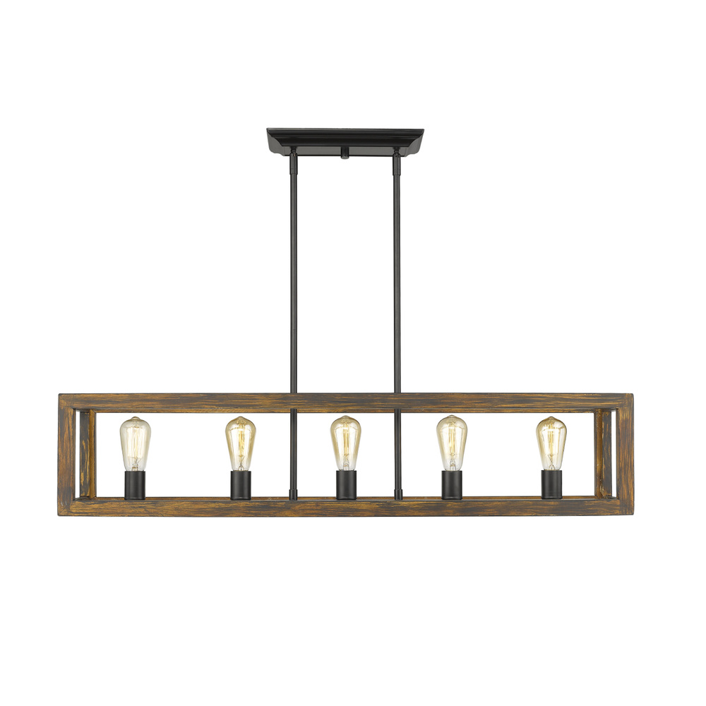 5 Light Linear Pendant