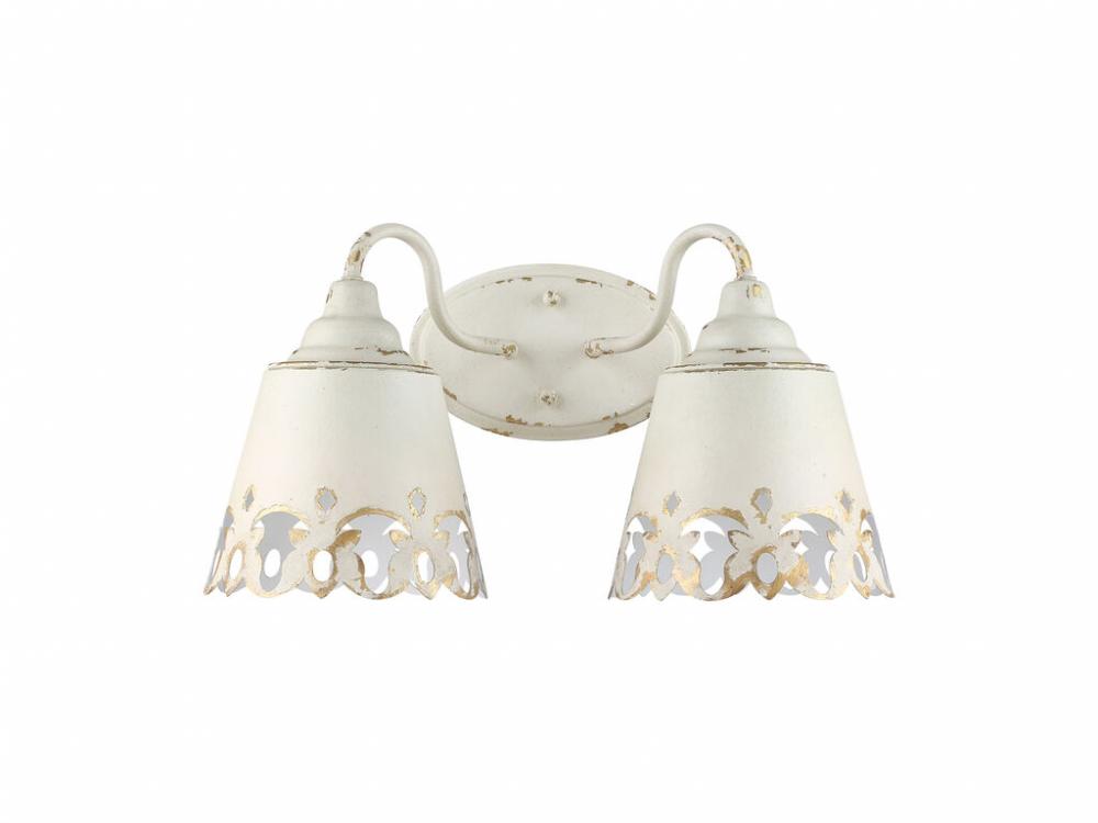 Eloise 2-Light Vanity Light in Antique Ivory