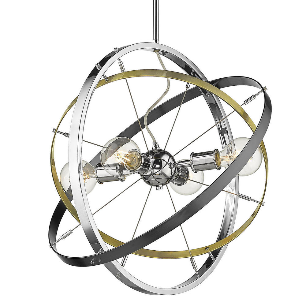 Atom 4 Light Chandelier