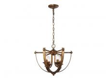 Golden 0815-4P HG - Victoria 4-Light Pendant in Heirloom Gold