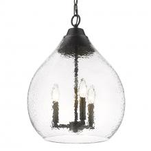 Golden 1094-3P BLK-HCG - 3 Light Pendant