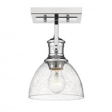 Golden 3118-1SF CH-SD - 1 Light Semi-Flush