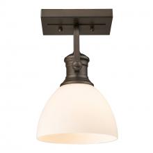 Golden 3118-1SF RBZ-OP - 1 Light Semi-Flush