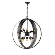 Golden 7001-10P ABZ - 10 Light Chandelier/Pendant