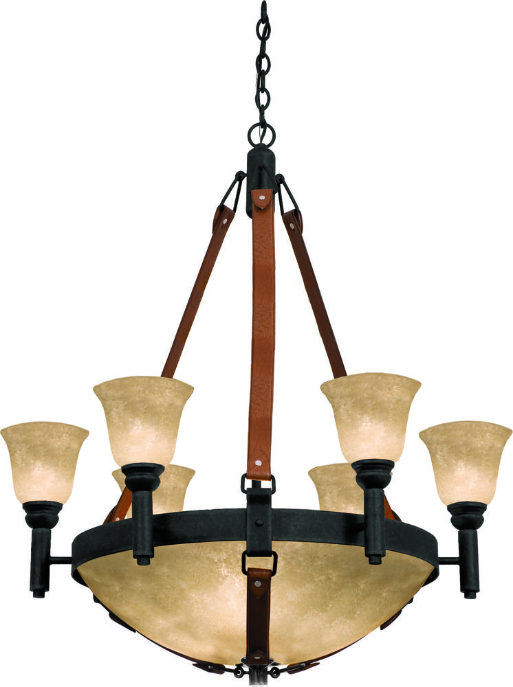 Rodeo Drive (6+3) Light 2 Tier Chandelier