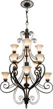 Kalco 5189AC/1356 - Mirabelle (4+4+4) Light 3 Tier Foyer