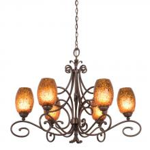 Kalco 5534AC/1502 - Amelie 6 Light Chandelier