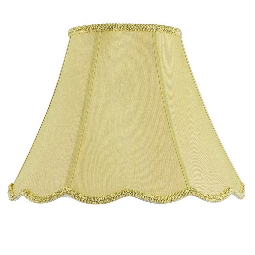 9.5" Tall Champagne Fabric Shade