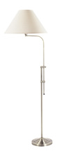 CAL Lighting BO-216-BS - 67.5" Height Metal Floor Lamp in Brushed Steel