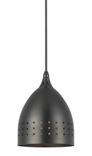 CAL Lighting UP-1007/6-ORB - 9.1" Tall Metal Pendant with Brushed Steel Finish