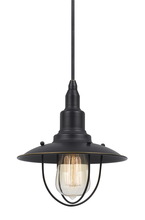 CAL Lighting UP-1113-6-DB - 60W Allentown Metal Pendant