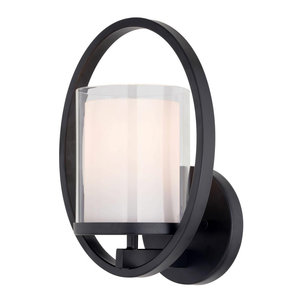 Princeton 8-in. Wall Light Matte Black