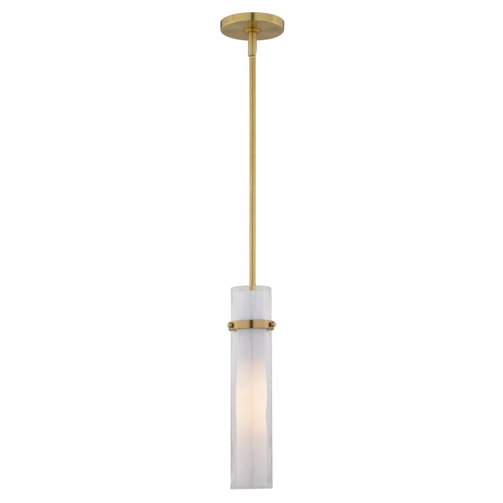 Vilo 4.5-in. W 1 Light Mini Pendant Golden Brass