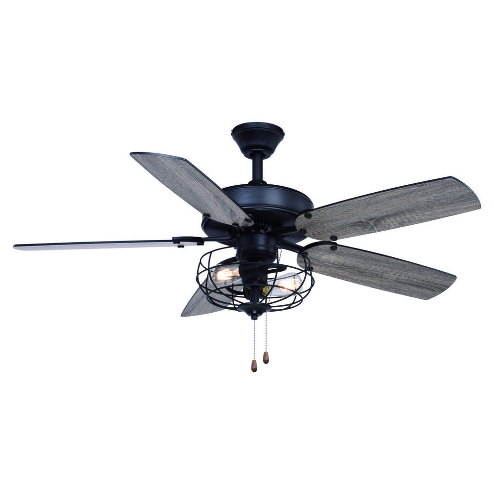 48-in. Ceiling Fan Matte Black