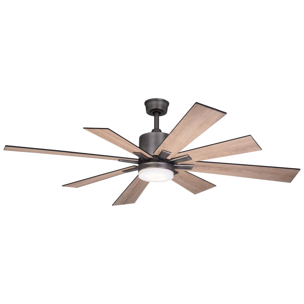 60 inch LED Ceiling Fan Dark Nickel