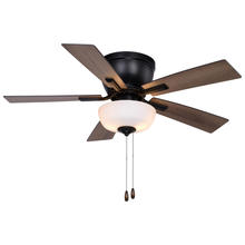 Vaxcel International F0089 - 42" Flush Mount Hugger Ceiling Fan Black