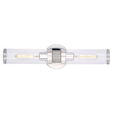 Vaxcel International W0389 - Levitt 2 Light Wall Light Polished Nickel