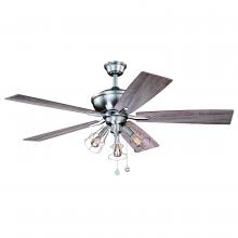 Vaxcel International F0054 - 52-in LED Ceiling Fan Satin Nickel