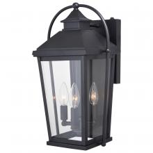 Vaxcel International T0539 - Textured Black 9.5 in. W Outdoor Wall Light