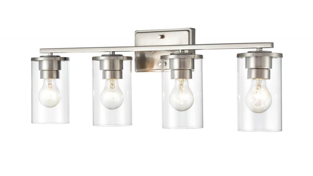 Verlana 4-Light Vanity Brushed Nickel