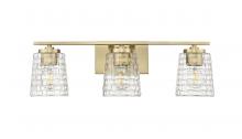 Millennium 22103-VB - Saben 3-Light Vanity Vintage Brass