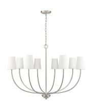 Millennium 29908-BN - Kandor 8-Light Chandelier Ceiling Light Brushed Nickel