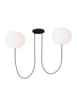 Visual Comfort & Co. Modern Collection PBCH36227OPB - Helium Medium 2 Light Chandelier