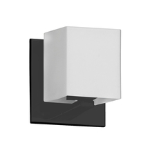 Dainolite V1230-1W-MB - 1LT Halogen Wall Sconce, MB w/ WH Glass