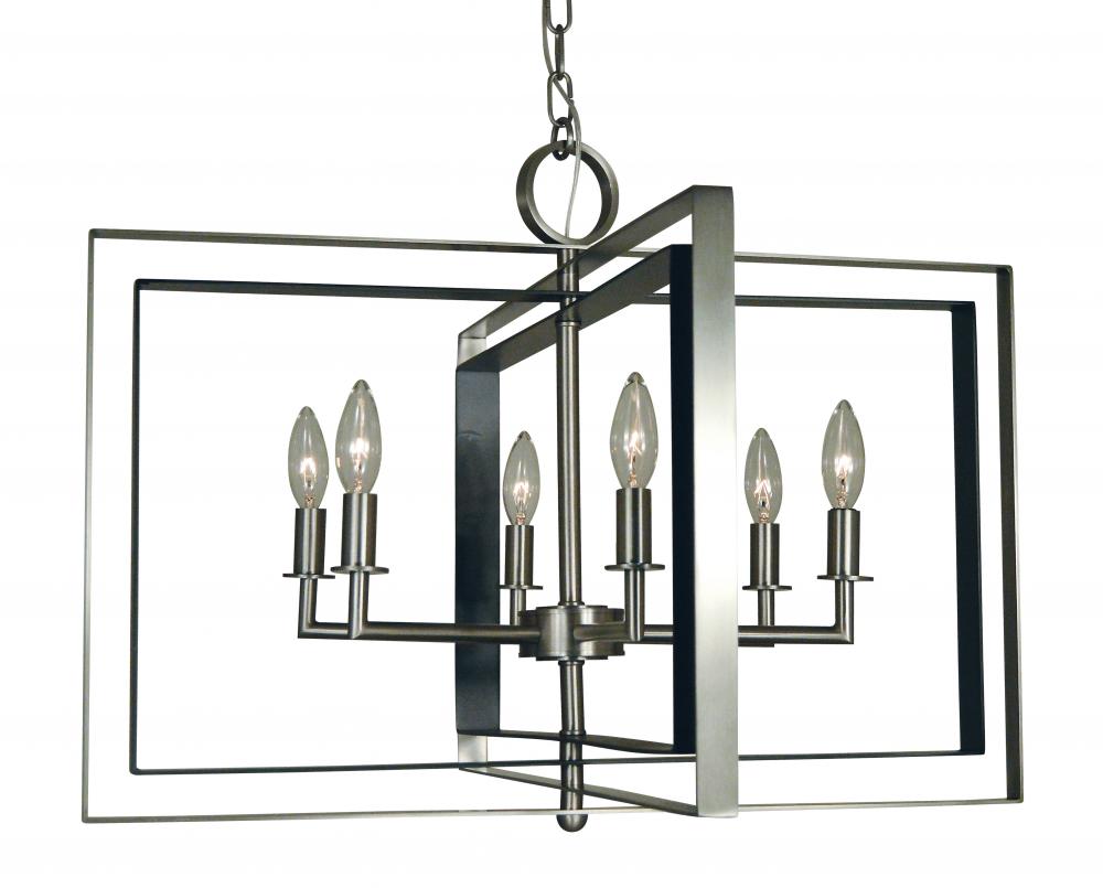 6-Light Symmetry Dining Chandelier