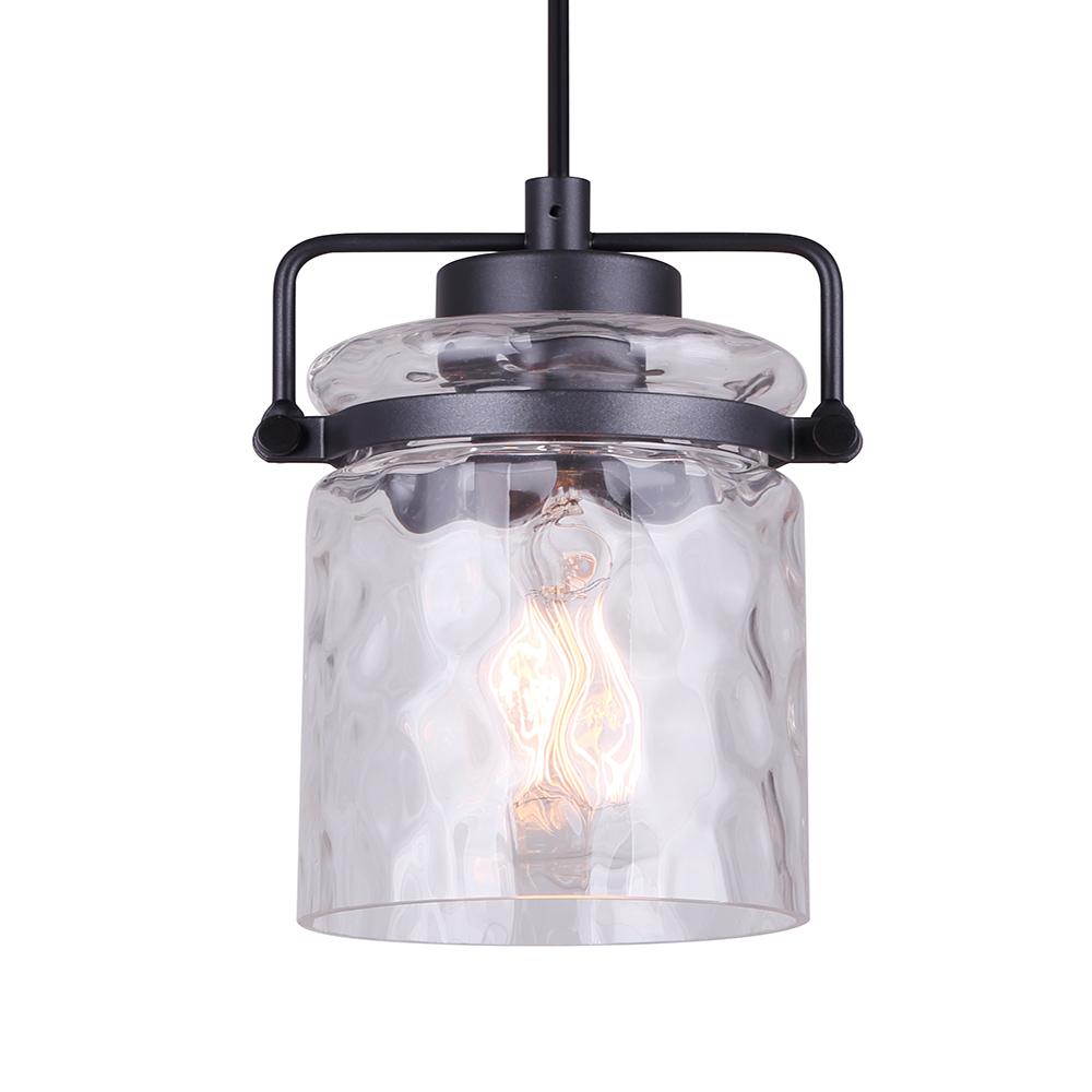 ARDEN, 1 Lt Cord Pendant, Watermark Glass, 100W Type A, 5.5" W x 10 - 58" H