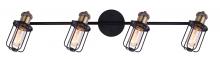 Canarm IT704A04BKG - Vox 4 Light Track Lighting, Black Finish