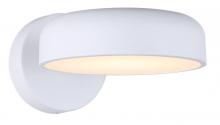 Canarm LWF281A01WH - ZARIA 8 in. 1 Light White Integrated LED Wall Light with White Metal Shade