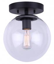 Canarm IFM1029A08BK-CL - CAMILO 1 Light Flush Mount