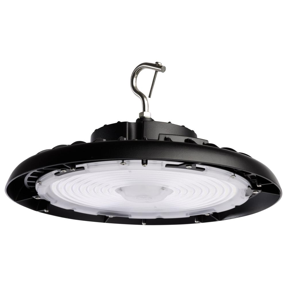 240 Watt UFO LED High Bay; 5000K; 34800 Lumens; 277-480 Volt; Black Finish