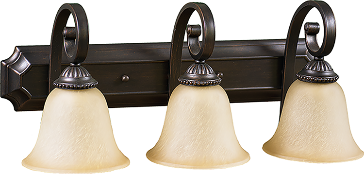 Alpine Series 3 Light Vanity Fixture - RB