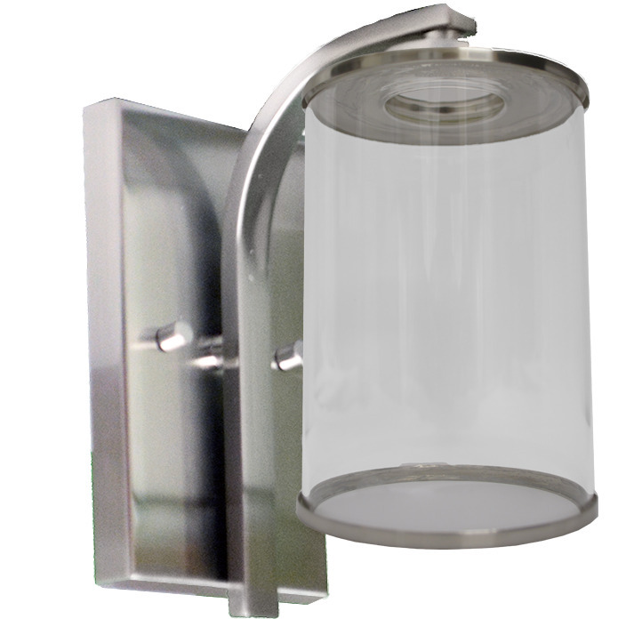 Lexington 1 - Light Clear Glass - Sconce - Nickel