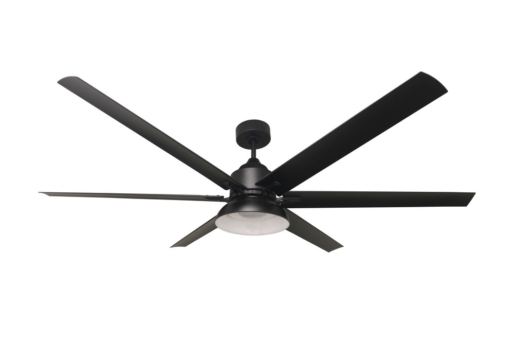 6-Blade 72" MB Fan MB Blades Damp 18W LED 3K