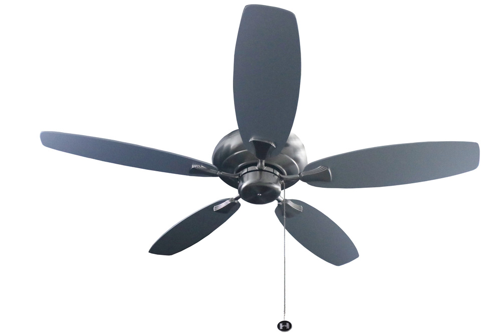 52" 5-Blade UFO Fan - NK Silver/Walnut Blades