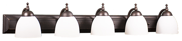 Austin 5-Light White Vanity - RB