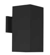 HOMEnhancements 70088 - Vivio Uri 1-Light Small Cube Patio Light - Textured Black