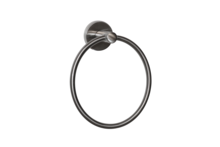 HOMEnhancements 20205 - Modern Round Towel Ring - Satin Nickel