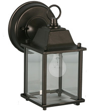 HOMEnhancements 13479 - Patio Light-BK - Cast Alum